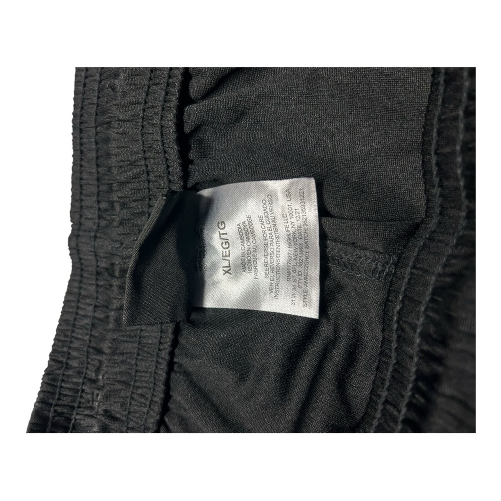 AND1 Men’s Basketball Shorts Black Red XL NWT Gym Workout Drawstring Activewear - Picture 5 of 6